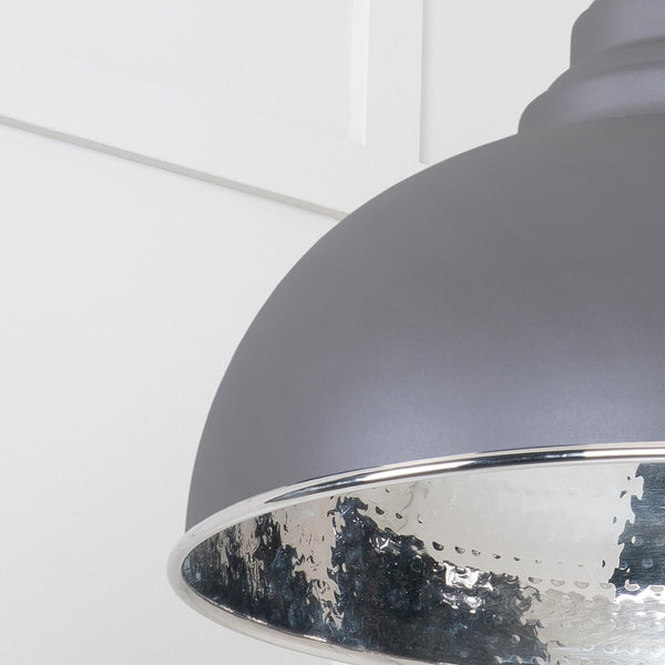 SHOW SHOW Close Up Image Harborne Ceiling Light in Bluff In Hammered Copper