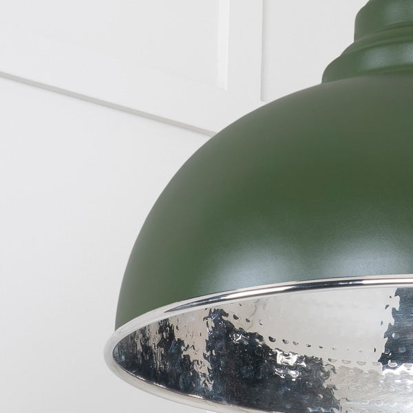 SHOW SHOW Close Up Image Harborne Ceiling Light in Heath In Hammered Nickel