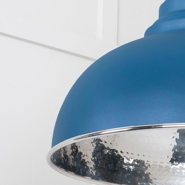 SHOW SHOW Close Up Image Harborne Ceiling Light in Upstream In Hammered Nickel