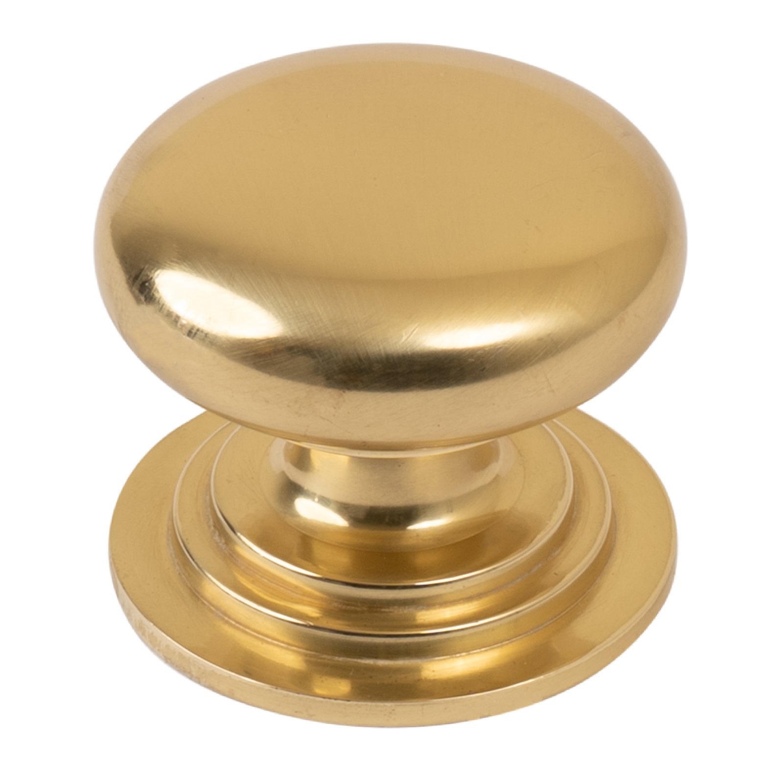 large brass cupboard knob