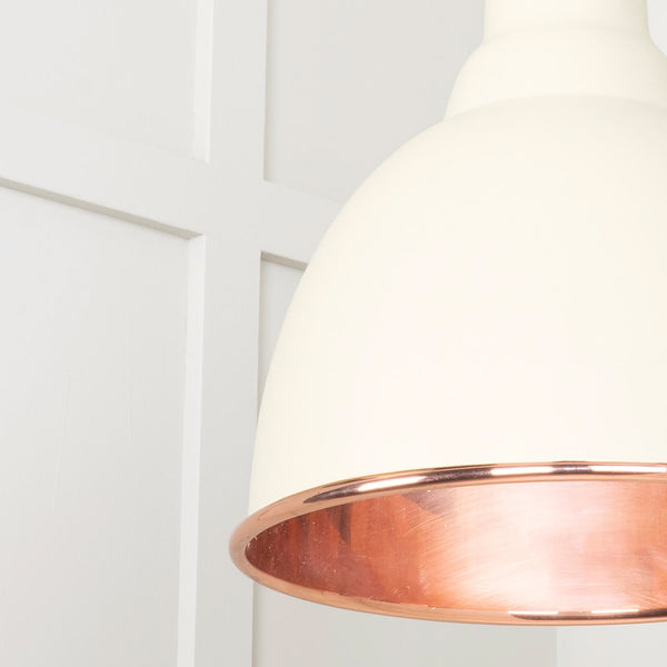SHOW SHOW Close Up image of Brindley Ceiling Light in Teasel In Hammered brass