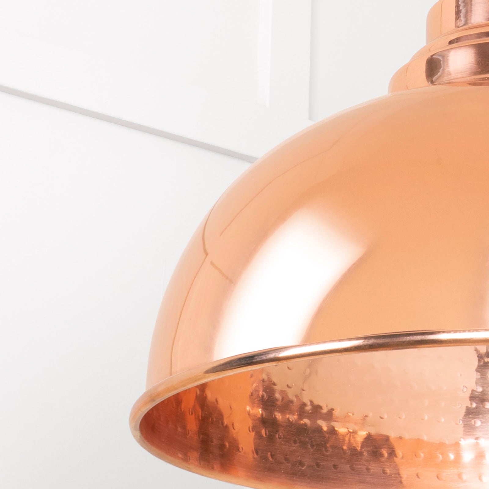 SHOW Close Up Image Harborne Ceiling Light in Burnished Brass In Smooth Nickel