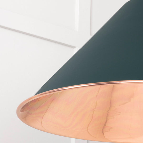 SHOW SHOW Close Up Image of Hockley Ceiling Light in Dingle in Smooth Copper