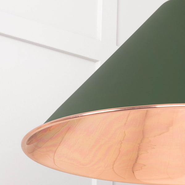 SHOW SHOW Close Up Image of Hockley Ceiling Light in Heath in Smooth Copper