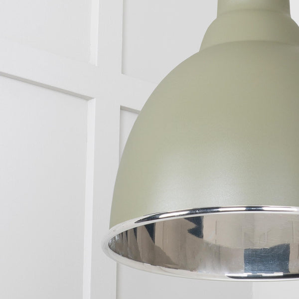 SHOW SHOW Close Up image of Brindley Ceiling Light in Tump In Hammered Nickel