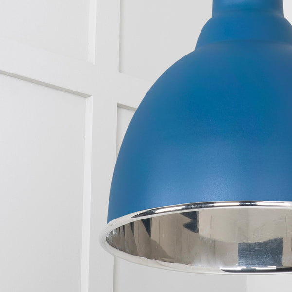 SHOW SHOW Close Up image of Brindley Ceiling Light in Upstream In Hammered Nickel