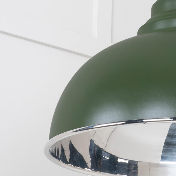 SHOW SHOW Close Up Image Harborne Ceiling Light in Heath In Smooth Nickel