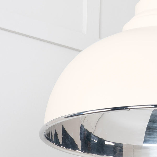 SHOW SHOW Close Up Image Harborne Ceiling Light in Teasel In Smooth Nickel