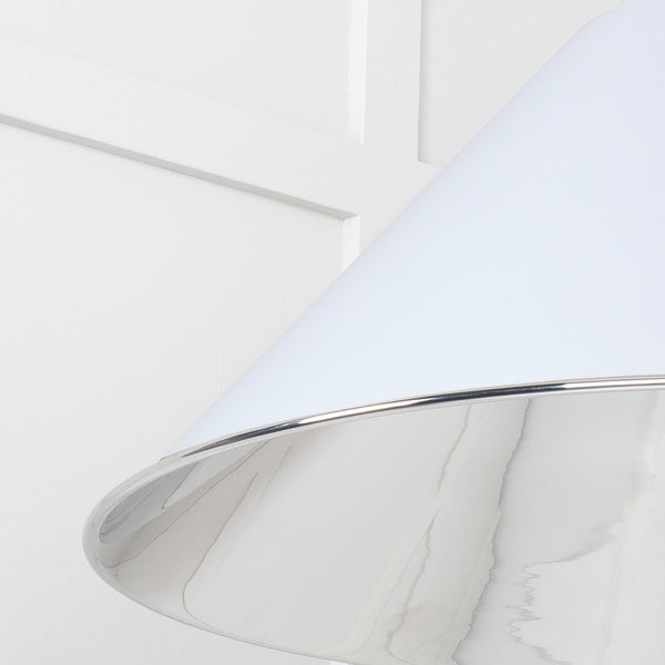 SHOW SHOW Close Up Image of Hockley Ceiling Light in Birch in Smooth Nickel