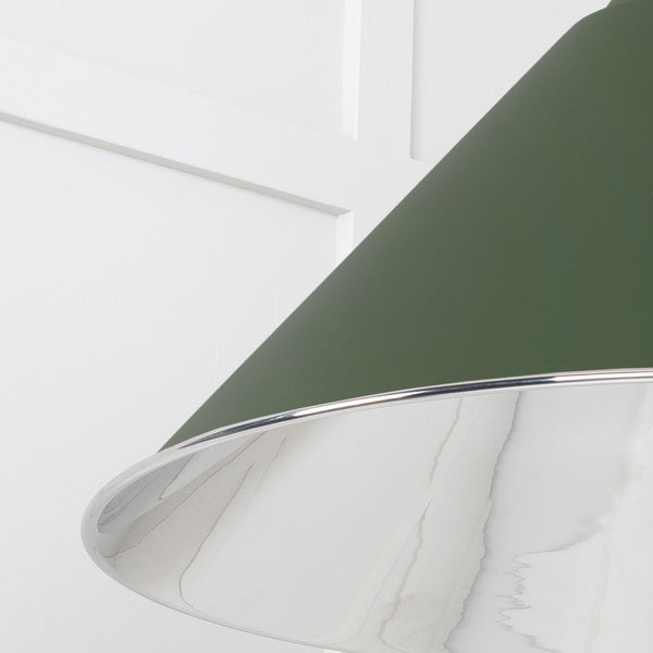 SHOW SHOW Close Up Image of Hockley Ceiling Light in Heath in Smooth Nickel