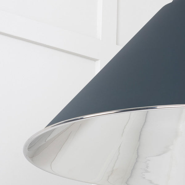 SHOW SHOW Close Up Image of Hockley Ceiling Light in Soot in Smooth Nickel