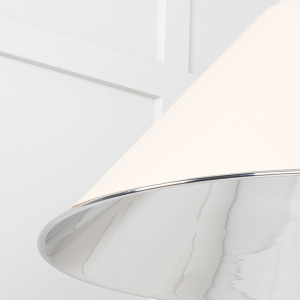 SHOW SHOW Close Up Image of Hockley Ceiling Light in Teasel in Smooth Nickel