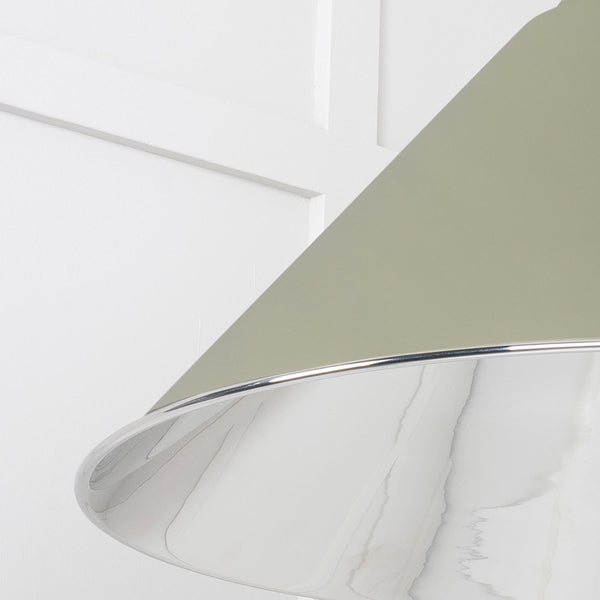 SHOW SHOW Close Up Image of Hockley Ceiling Light in Tump in Smooth Nickel