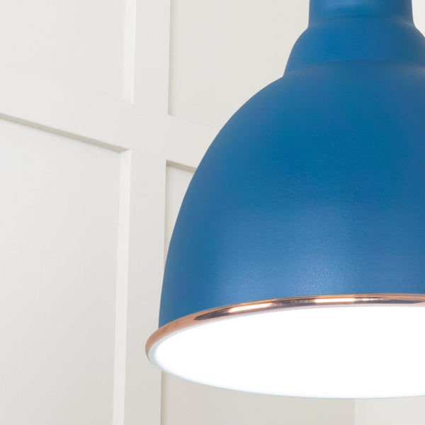 SHOW SHOW Close Up image of Brindley Ceiling Light in Upstream In Smooth Copper