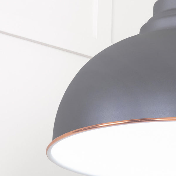 SHOW SHOW Close Up Image Harborne Ceiling Light in Bluff In Frost White