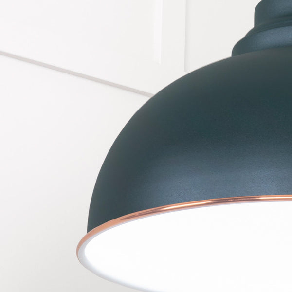 SHOW SHOW Close Up Image Harborne Ceiling Light in Dingle In Frost White