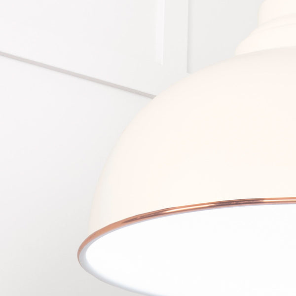 SHOW SHOW Close Up Image Harborne Ceiling Light in Teasel In Frost White