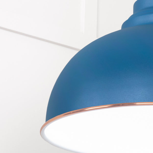 SHOW SHOW Close Up Image Harborne Ceiling Light in Upstream In Frost White
