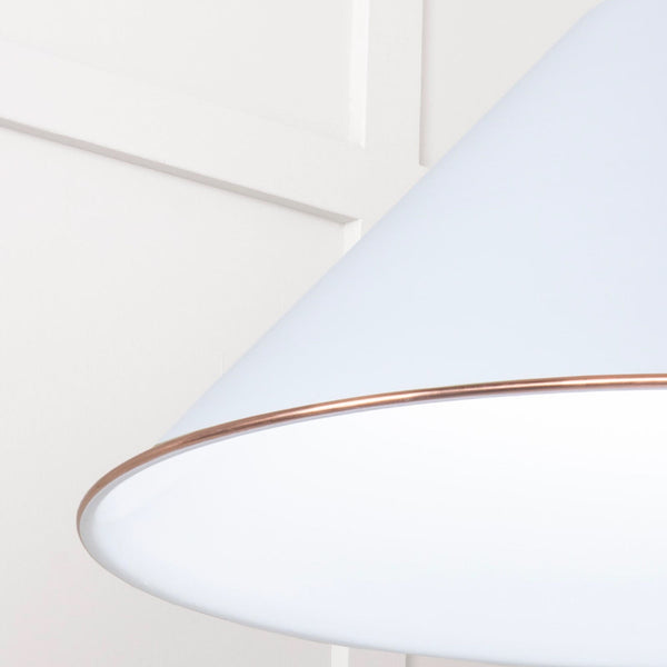 SHOW SHOW Close Up Image of Hockley Ceiling Light in Birch in Frost White