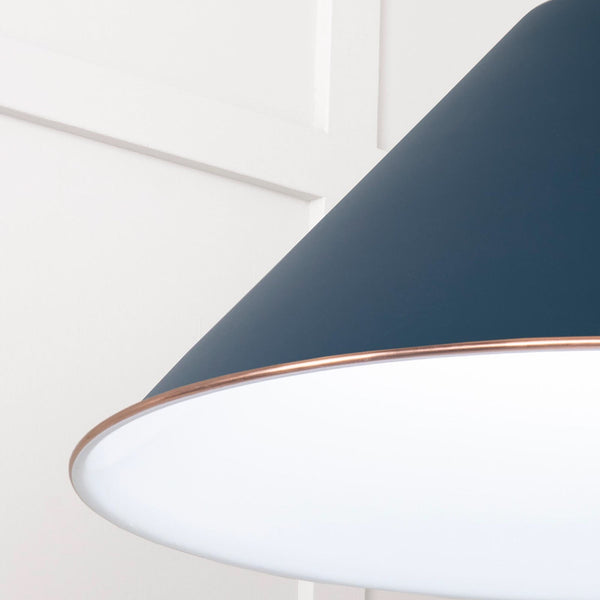 SHOW SHOW Close Up Image of Hockley Ceiling Light in Dusk in Frost White