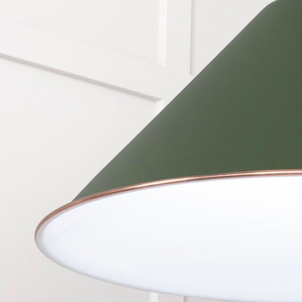 SHOW SHOW Close Up Image of Hockley Ceiling Light in Heath in Frost White