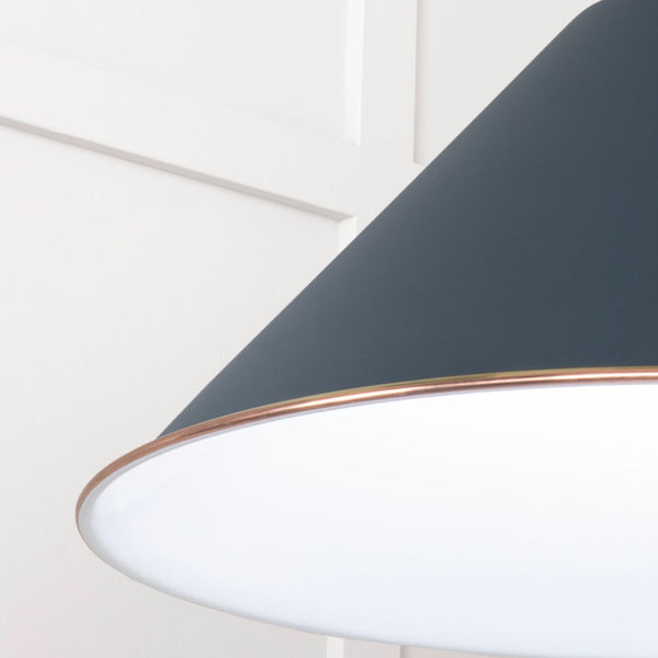 SHOW SHOW Close Up Image of Hockley Ceiling Light in Soot in Frost White