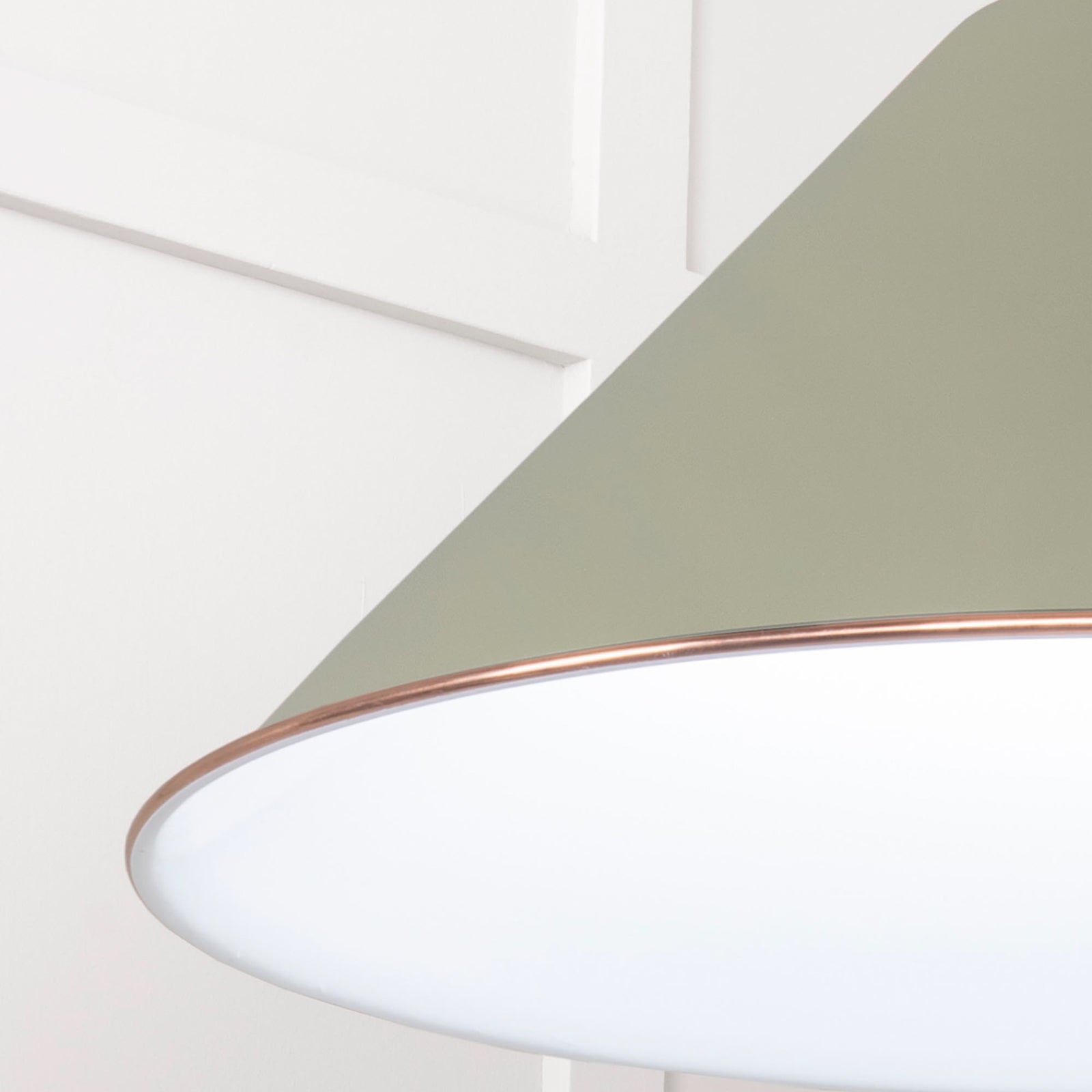 SHOW Close Up Image of Hockley Ceiling Light in Tump in Frost White