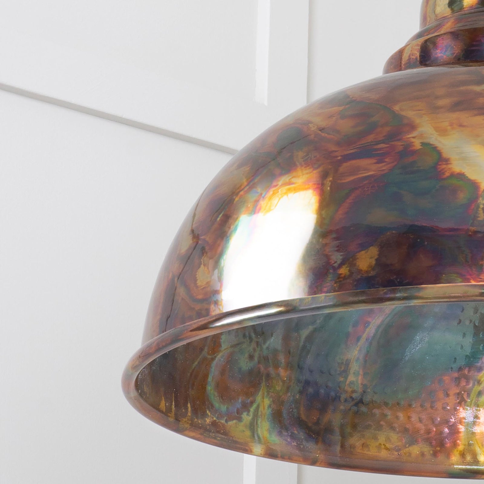 SHOW Close Up Image of Harborne Ceiling Light in Burnished Brass