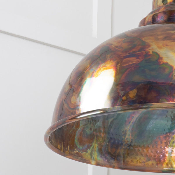 SHOW Close Up Image of Harborne Ceiling Light in Burnished Brass