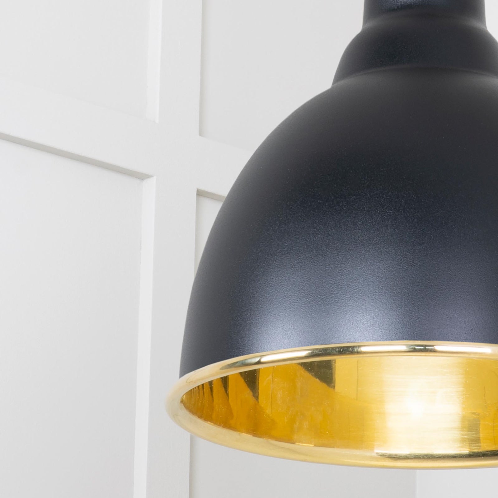 SHOW Close up image of Brindley Ceiling Light in Elan Black