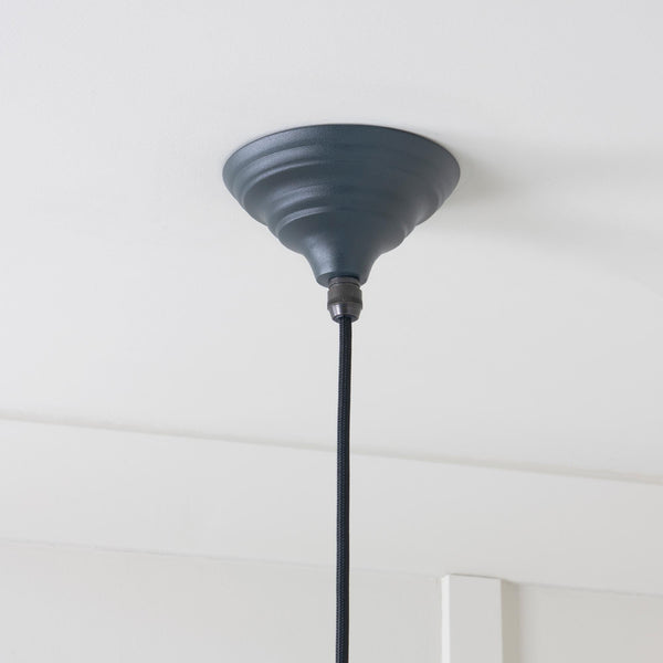 SHOW SHOW Close Up Image of Ceiling Rose For Harborne Ceiling Light in Soot
