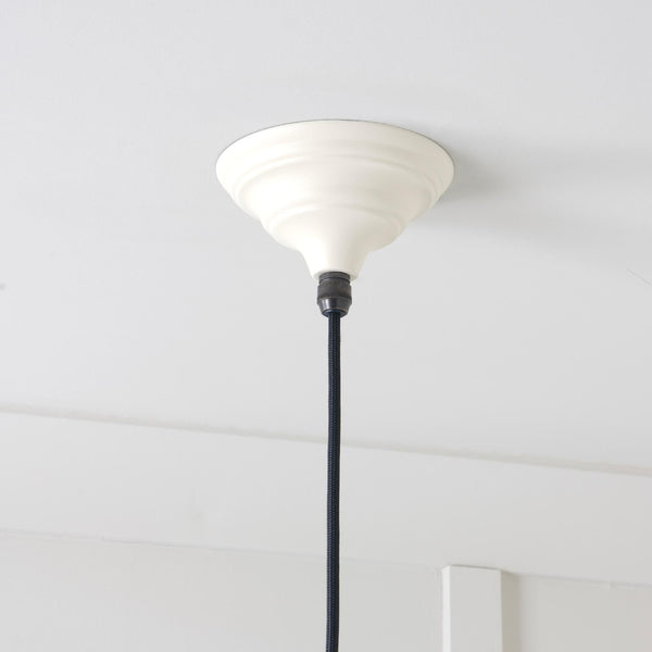 SHOW SHOW Close Up Image of Ceiling Rose for Brindley Ceiling Light in Teasel