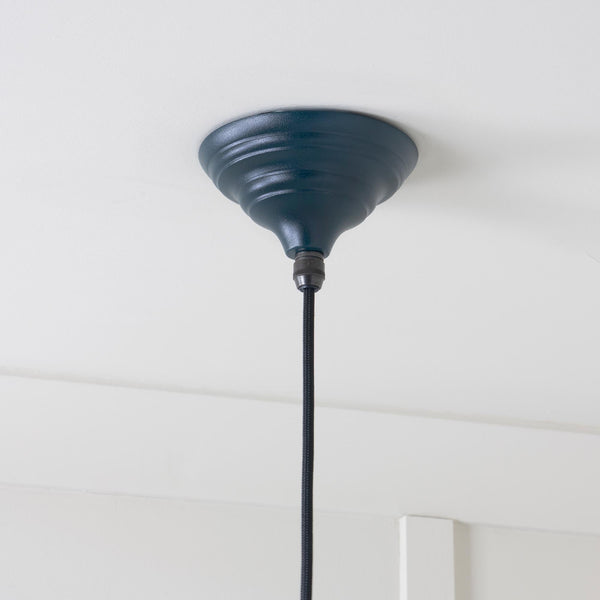 SHOW SHOW Close Up Image of Ceiling Rose For Harborne Ceiling Light in Dusk