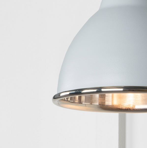 SHOW SHOW Close Up image of Brindley Wall Light in Birch in Smooth Nickel