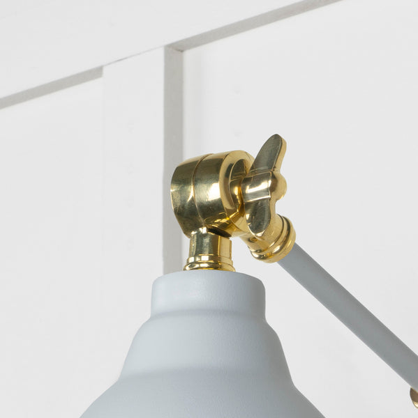 SHOW SHOW Close up Image of hinge for Brindley Wall Light in Birch
