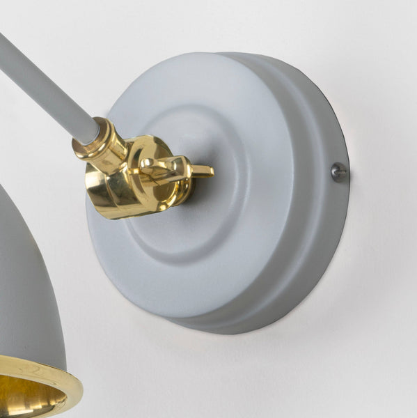 SHOW SHOW Close up Image of wall rose for Brindley Wall Light in Birch