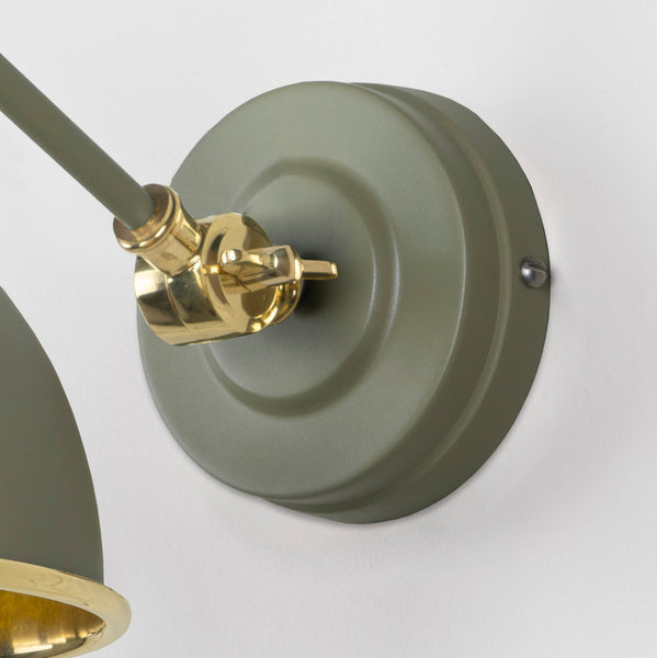 SHOW SHOW Close up Image of wall rose for Brindley Wall Light in Tump