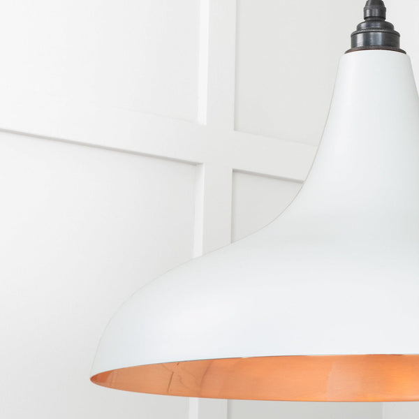 SHOW SHOW Close Up Image of Frankley Ceiling Light In Birch in smooth Nickel