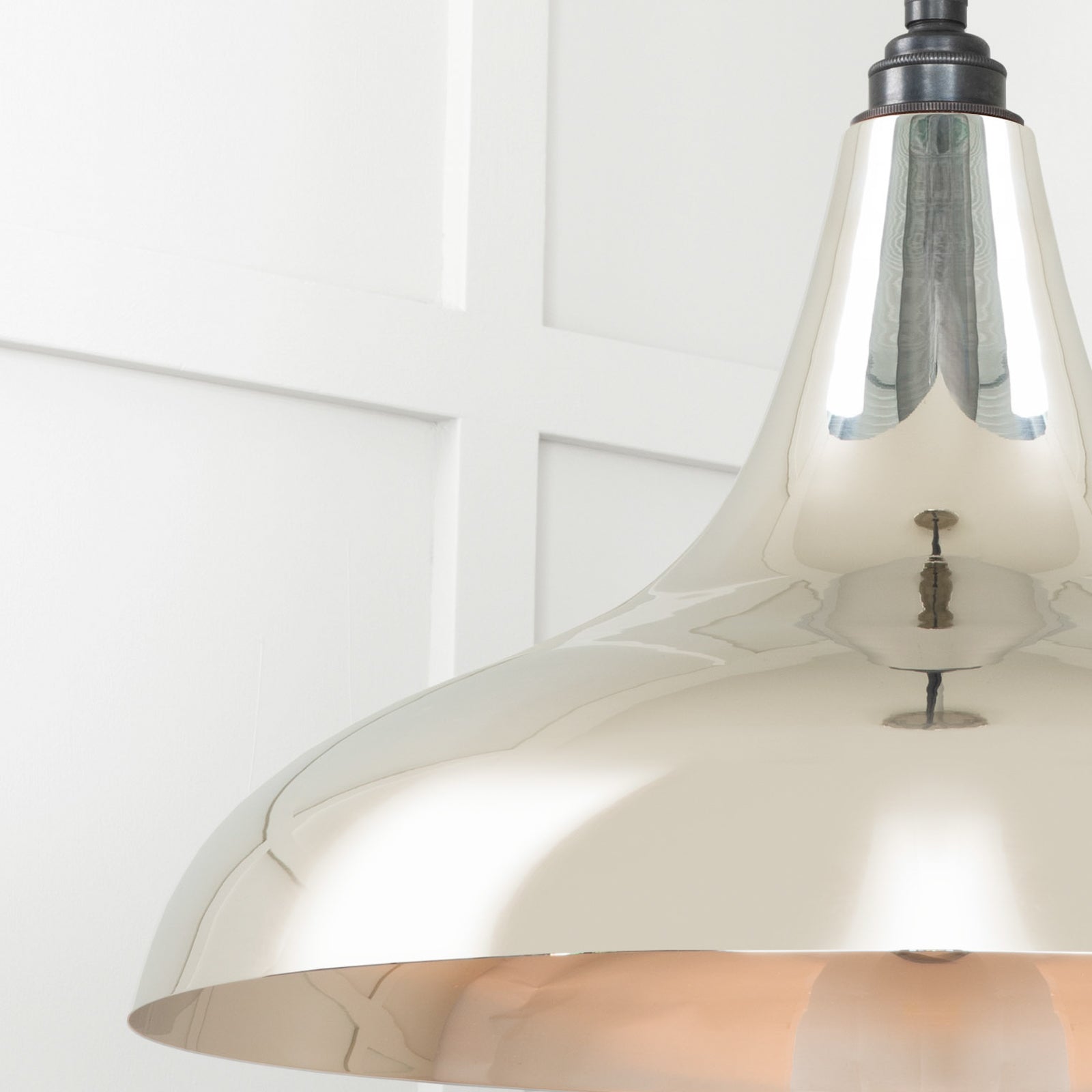 SHOW Close Up Image of Frankley Ceiling Light in Nickel