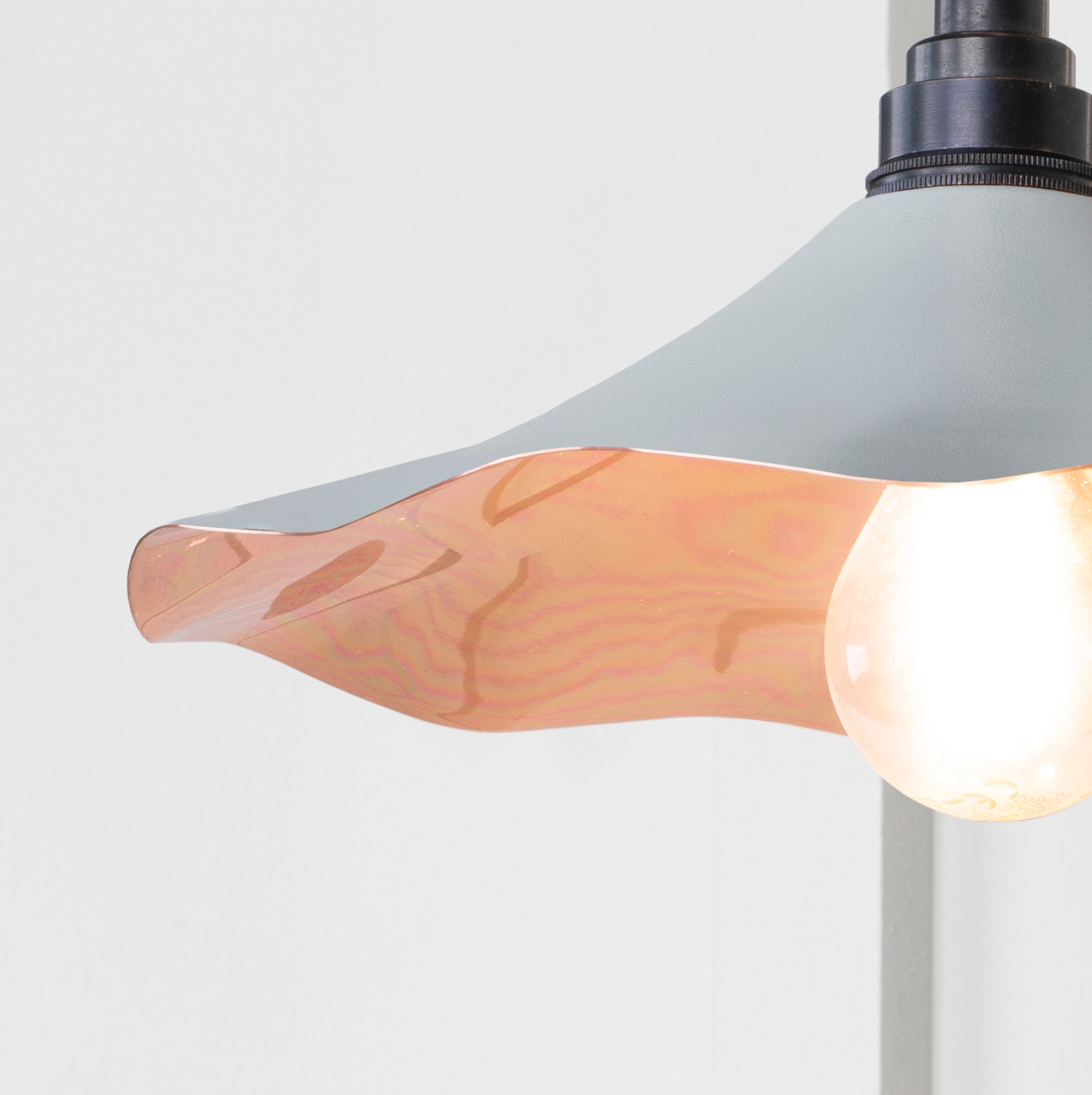 SHOW SHOW Close Up image of Flora Wall Light in Birch in Smooth Copper