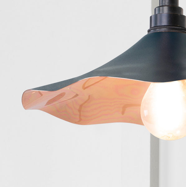 SHOW SHOW Close Up image of Flora Wall Light in Dusk in Smooth Copper