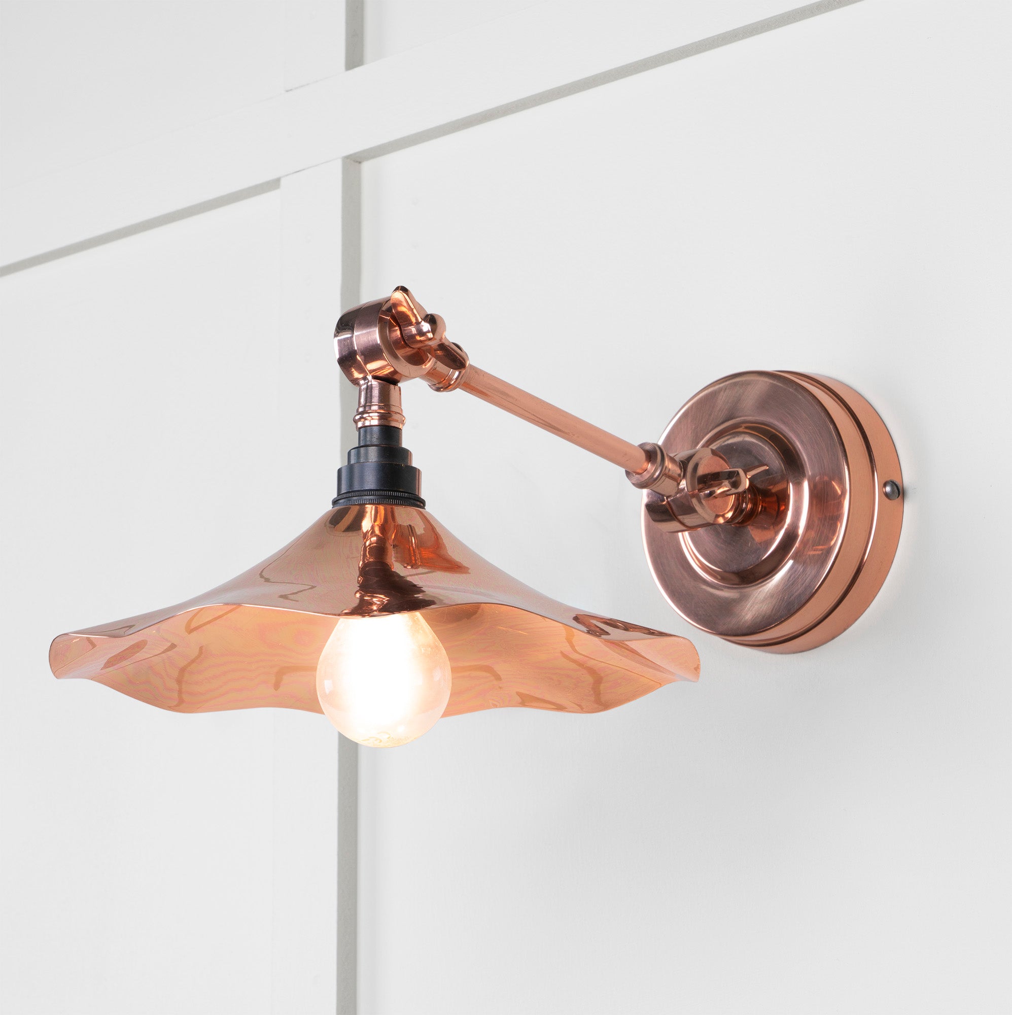 Image of Flora Wall Light in Copper