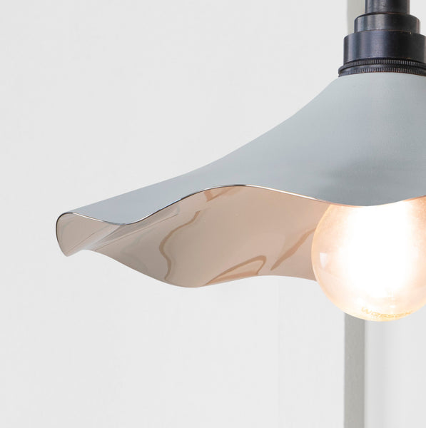 SHOW SHOW Close Up image of Flora Wall Light in Birch in Smooth Nickel