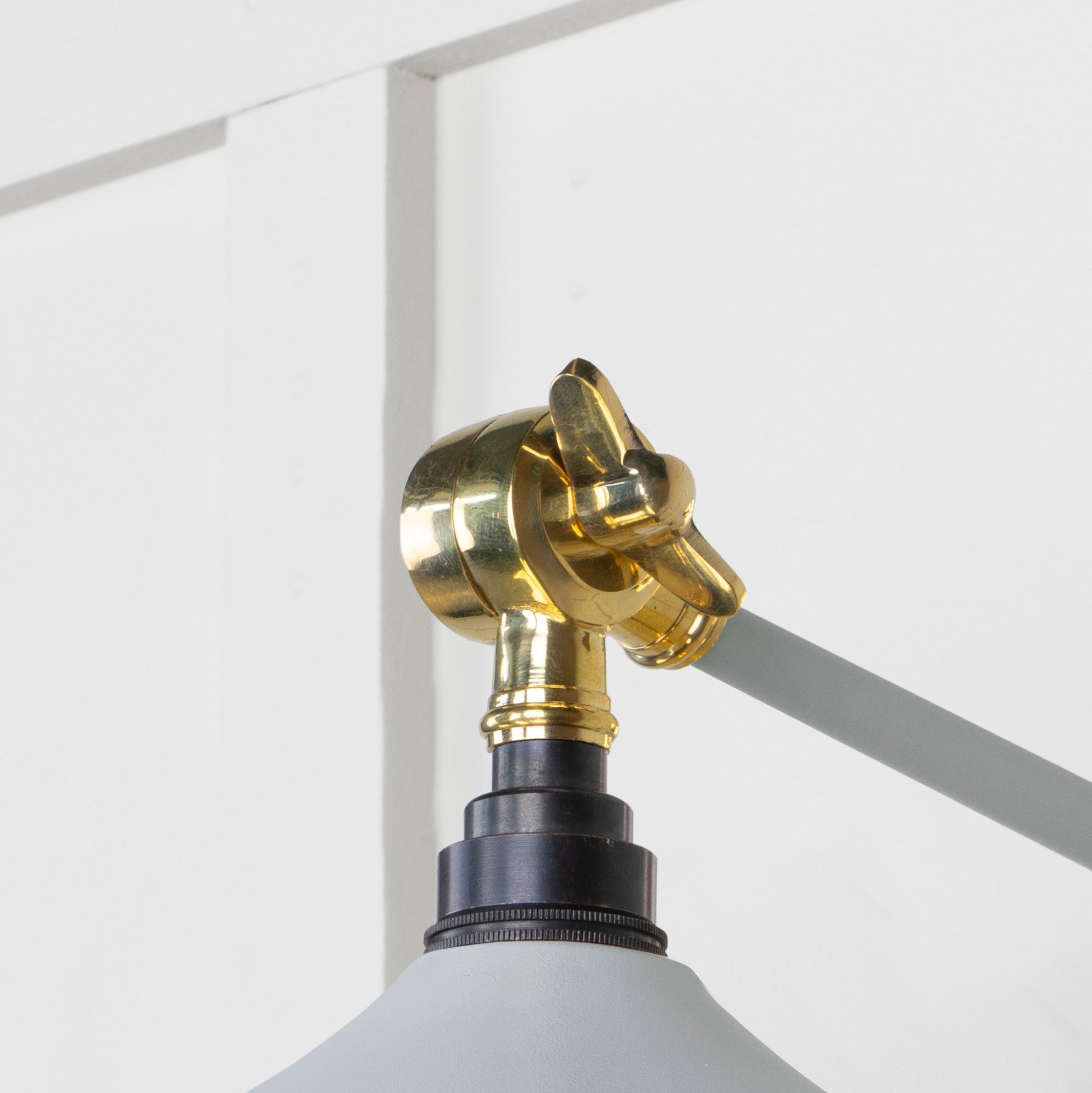 SHOW SHOW Close Up Image of Upper Hinge of Flora Wall Light in Birch