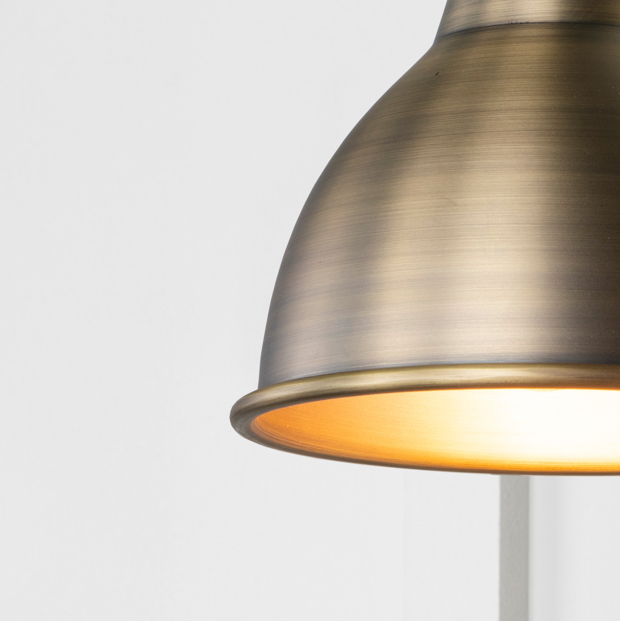 SHOW Close up Image of Brindley Wall Light in Antique Brass