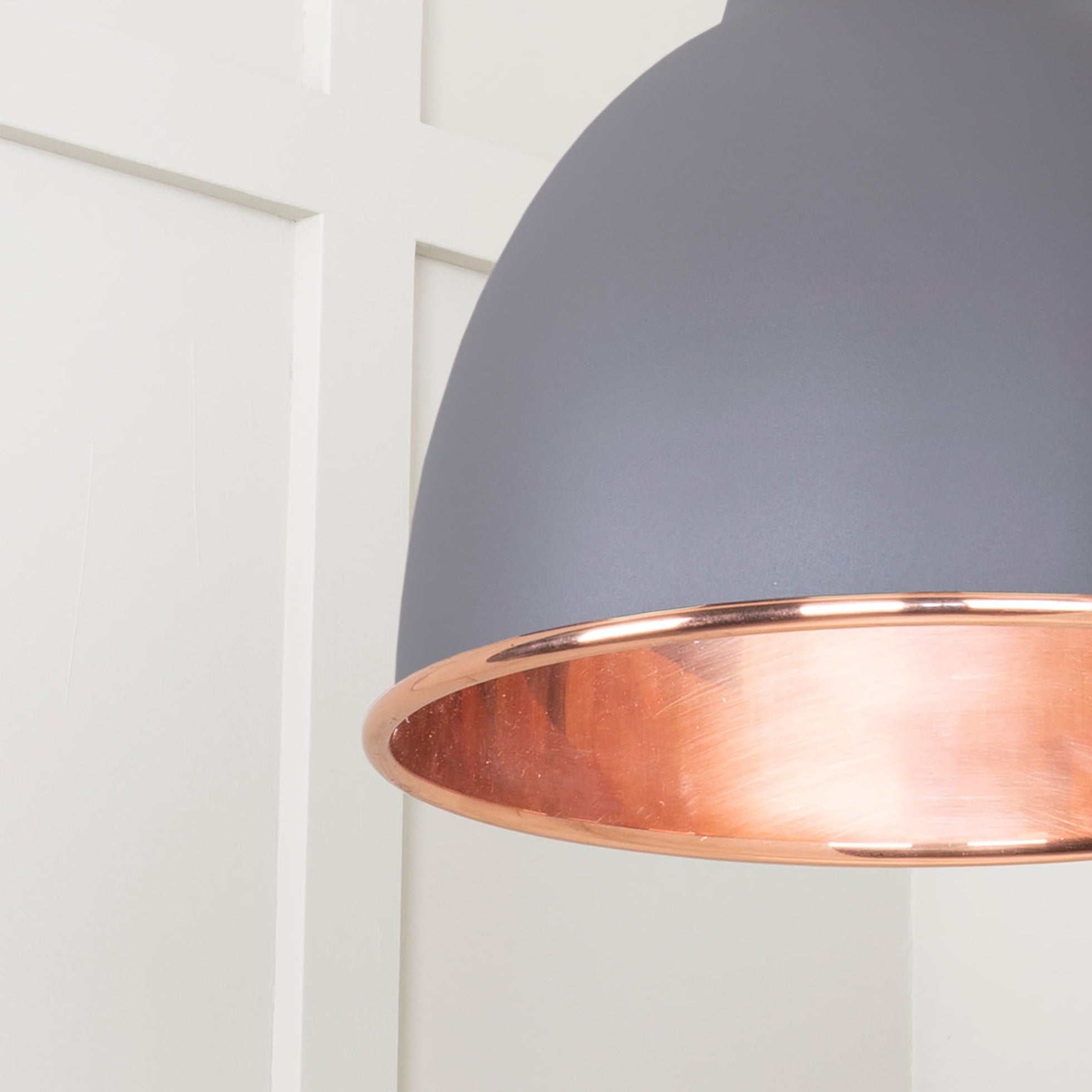 SHOW  SHOW Close Up Image of Brindley Cluster Light in Bluff in Smooth Copper