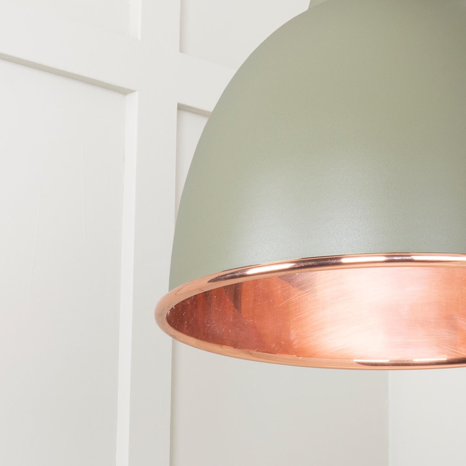  SHOW Close Up Image of Brindley Cluster Light in Tump in Smooth Copper