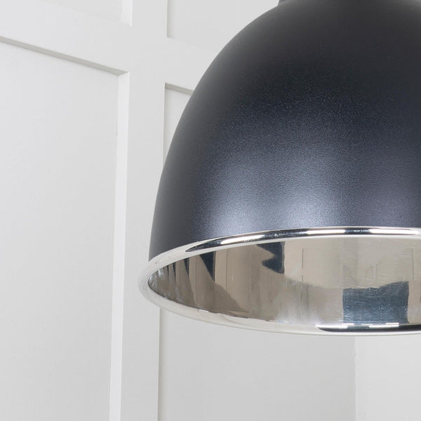 SHOW  SHOW Close Up Image of Brindley Cluster Light in Elan Black in Smooth Nickel