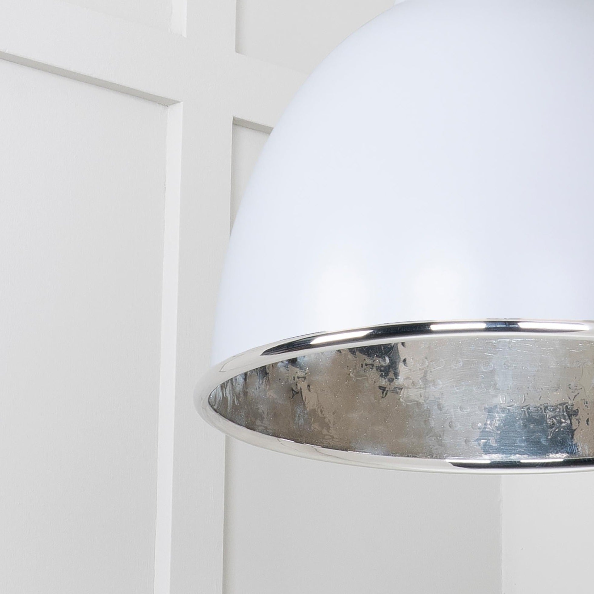  SHOW Close Up Image of Brindley Cluster Light in Birch in Hammered Nickel