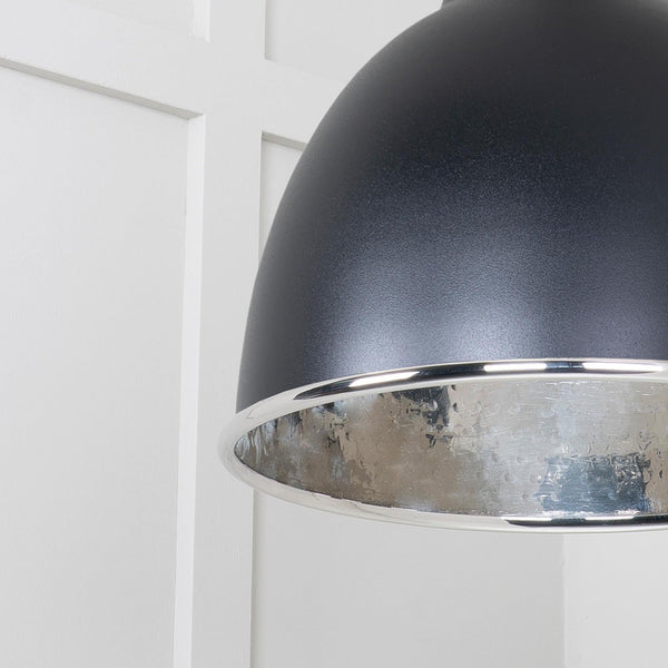 SHOW  SHOW Close Up Image of Brindley Cluster Light in Elan Black in Hammered Nickel